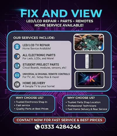 repairing services for LCD