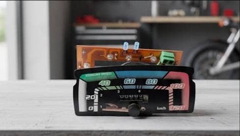 United UD-70 speedometer machine with LED Glow Dial panel