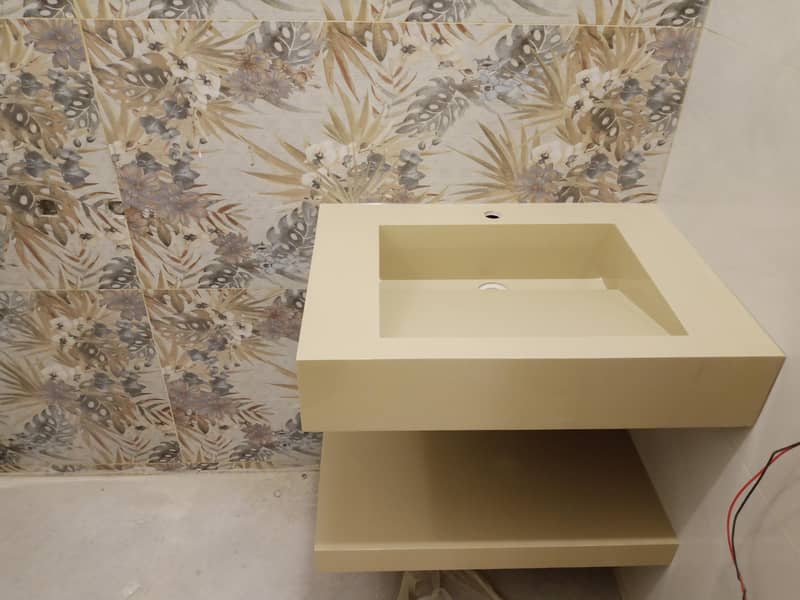 Corian vanity 19