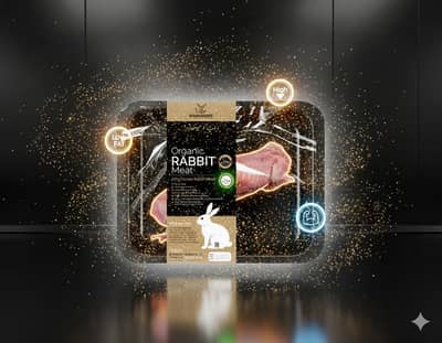 Fresh Healthy Organic Rabbit Meat
