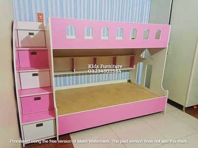 Bunk bed | Kid wooden bunker | Baby bed | Double bed | Triple bunk bed