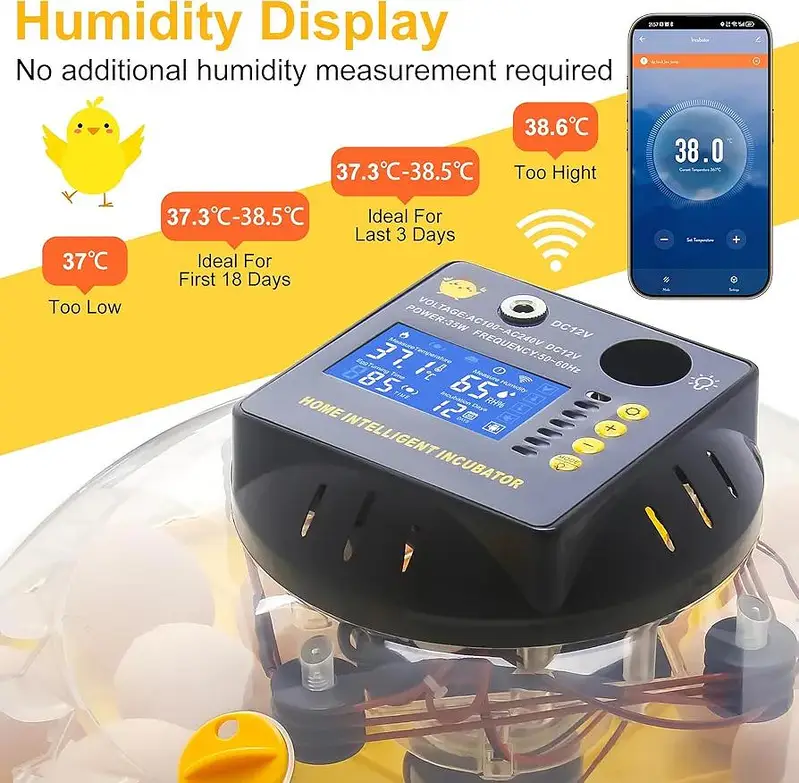 60/30 PARROTS PREMIUM QUALITY FULLY AUTOMATIC AC+DC INCUBATOR — photo 3