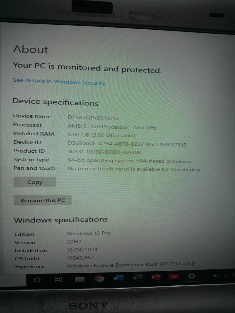 (Desktop)AMD E-350 Processor 1.60 GHz 0