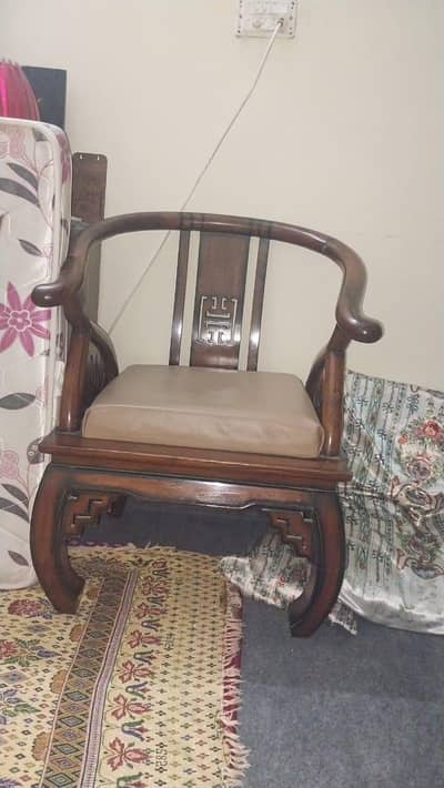 2 Chairs in solid wood for sale