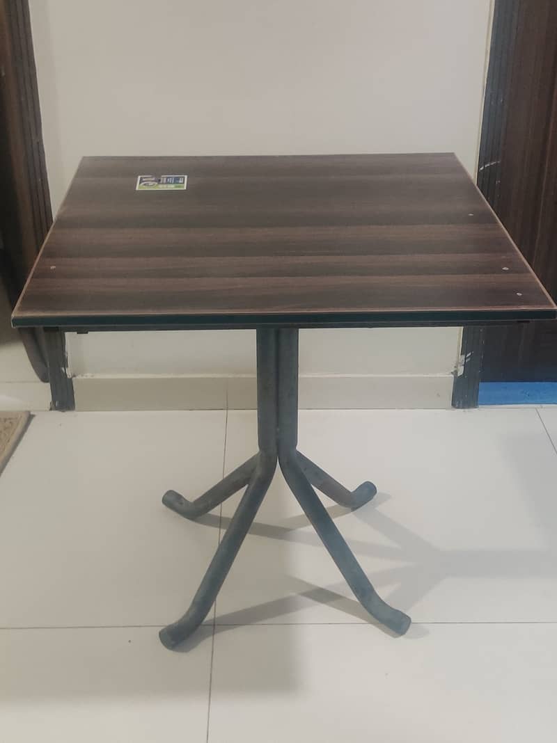 Compact & Sturdy Square Table. 2