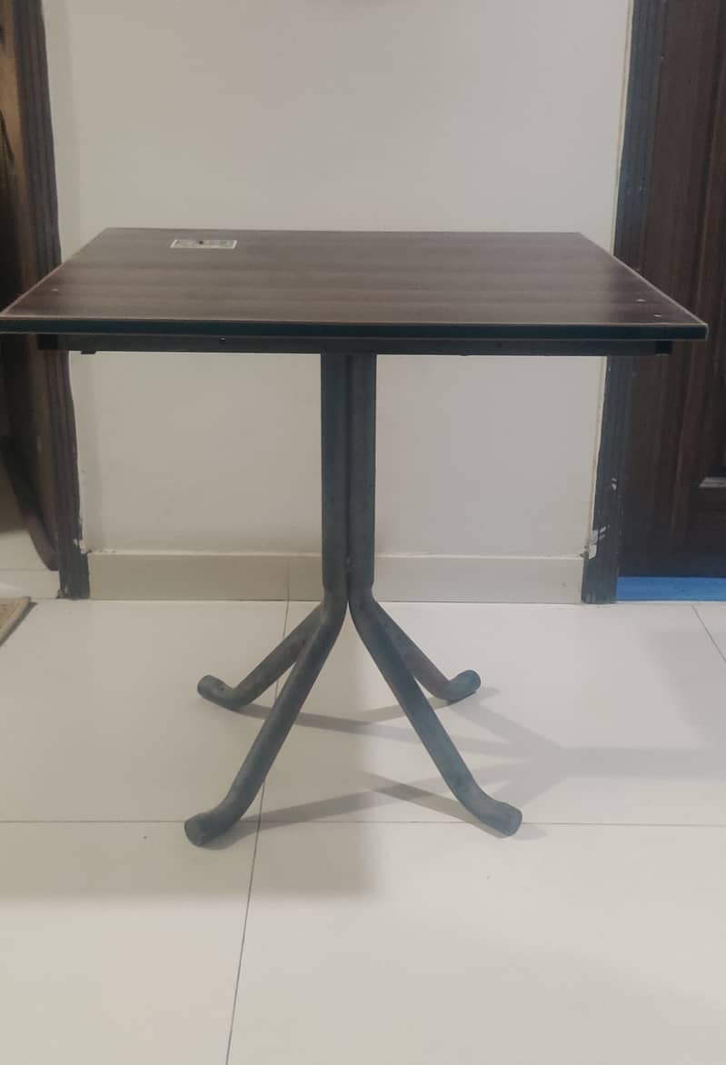 Compact & Sturdy Square Table. 3