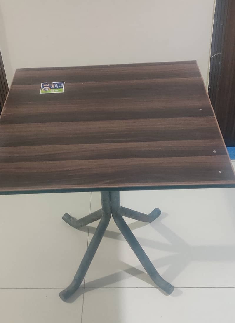 Compact & Sturdy Square Table. 5