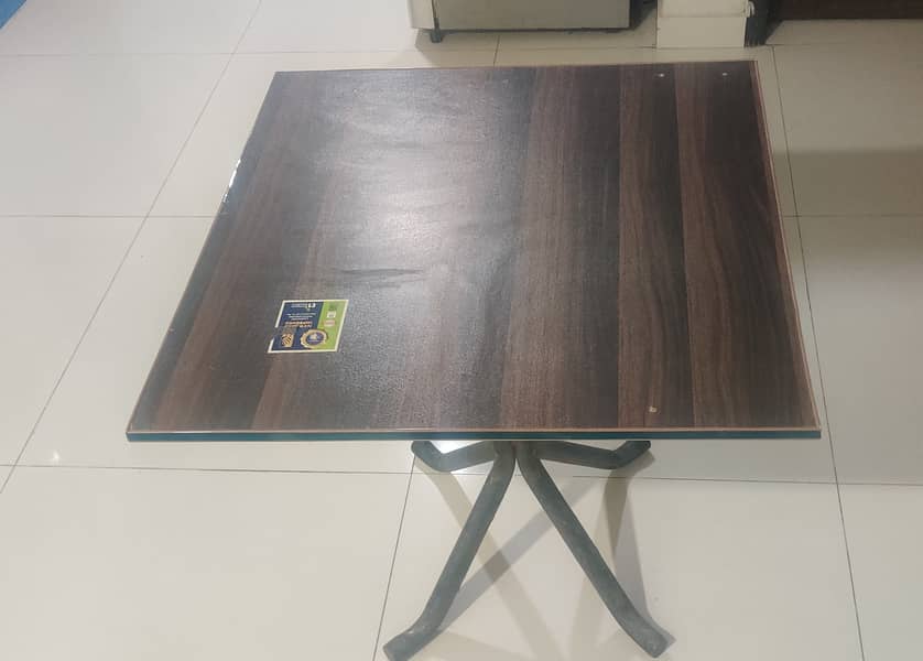 Compact & Sturdy Square Table. 7