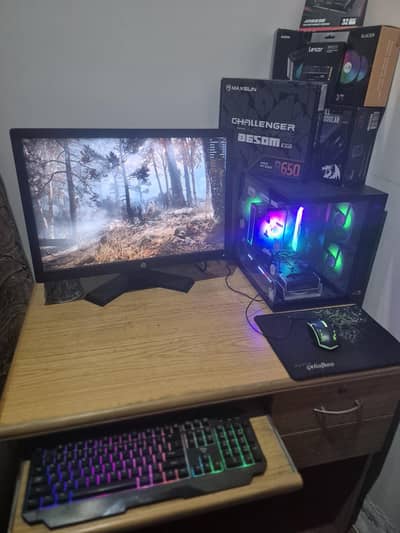 Gaming pc ryzen 7500f 16gb ddr5 6400mhz XMP RAM RX 6750xt 12gb Merc