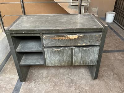 Vintage table made of pure wood