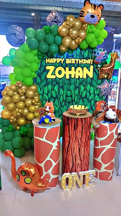 Flower Decor, Birthday Decor, catering, stage, Sound System, Lights