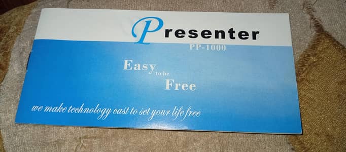 Presenter for urgent sale