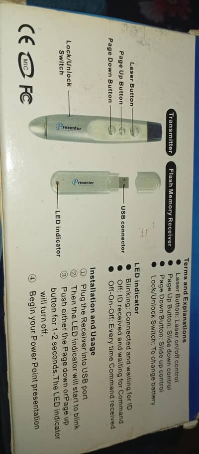 Presenter for urgent sale