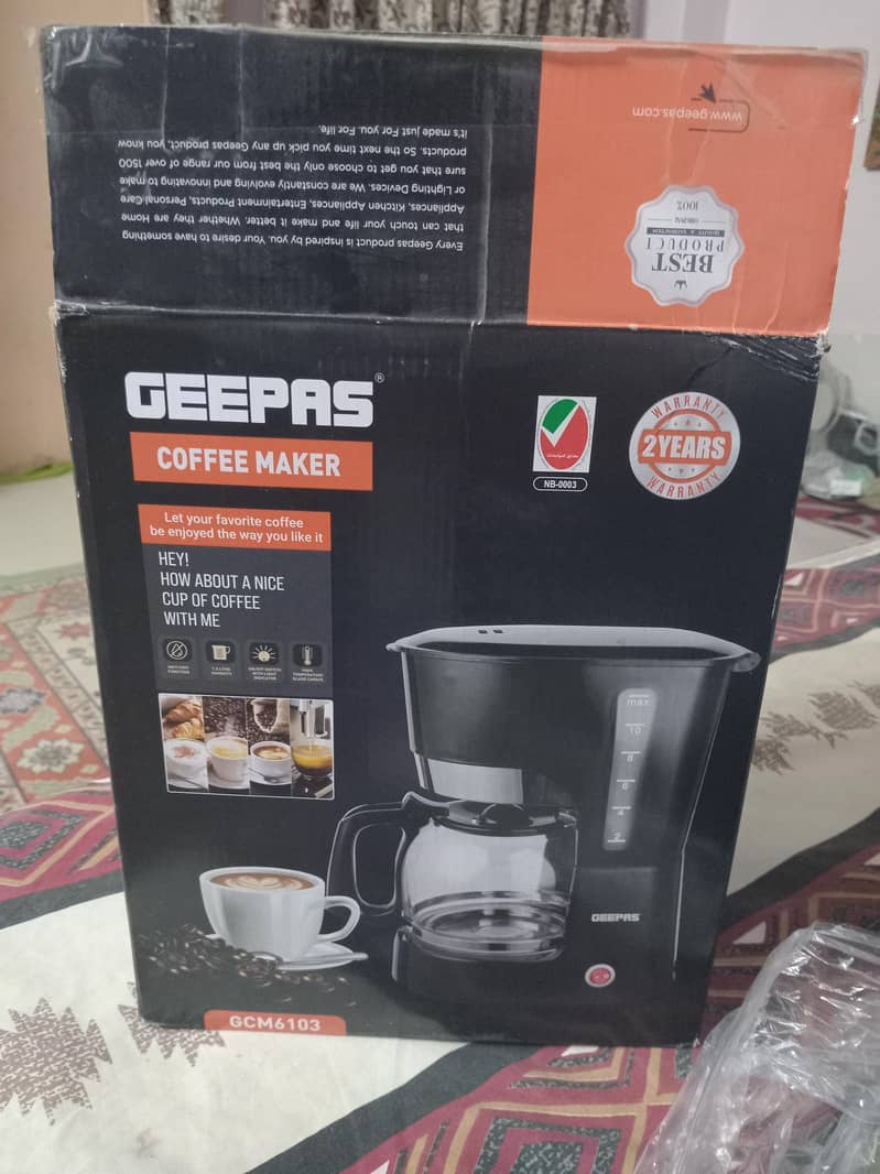 coffee machine maker Geepas 0