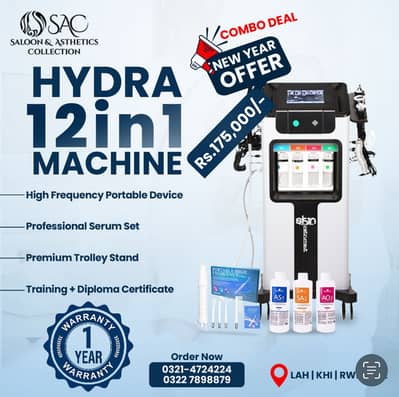 Hydra Facial Machine Stock Available Import from China