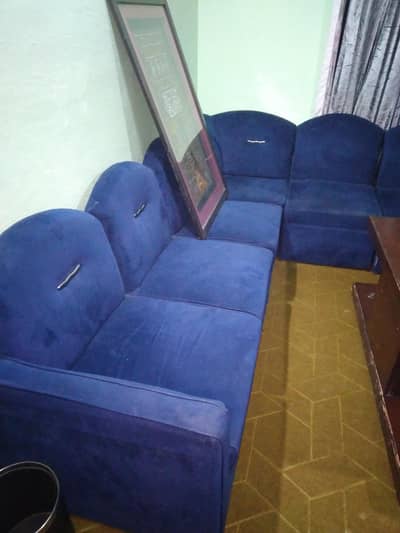 velvet poshish Sofa set