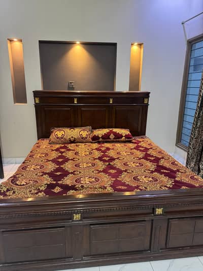 Solid wooden bed at great price