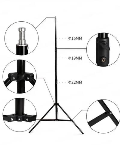 Backdrop Stand Fully Adjustable Stand with green chroma key