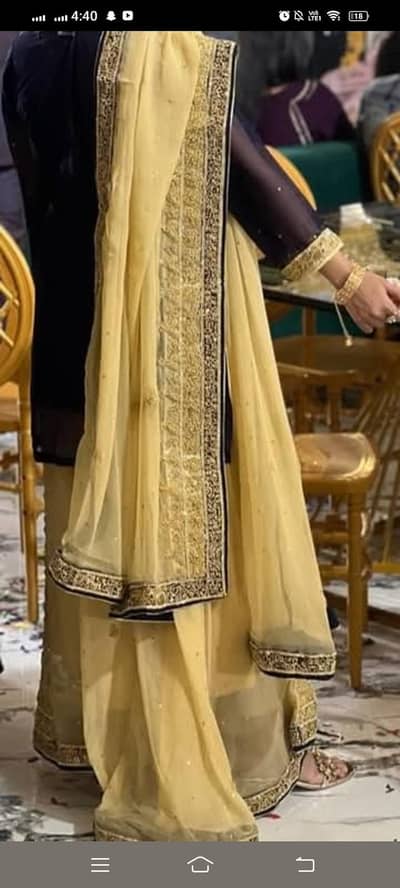 bridal valeema or grand function dress