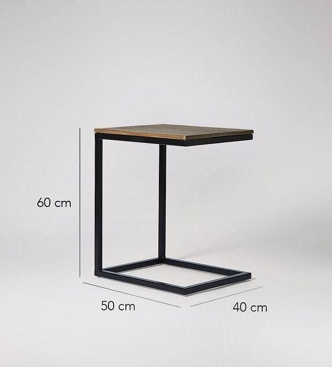 COMPACT SOLID WOOD ACCENT TABLE 1