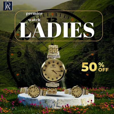 Ladies stylish Bracelet watch / elegant round dial /Women's watch