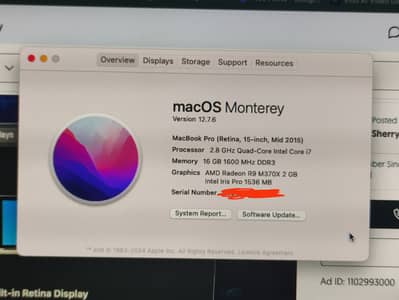 macbook pro 2015 15 inch