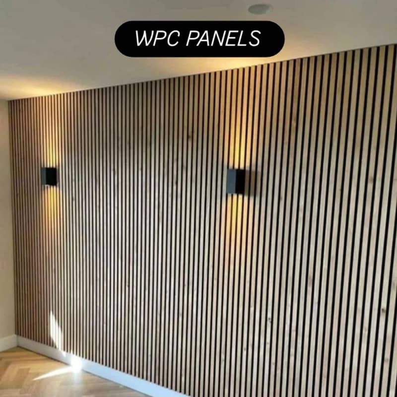 WPC panels, Wallpapers,,Ceiling Available with fitting 9