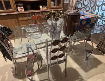 Dining table with chairs