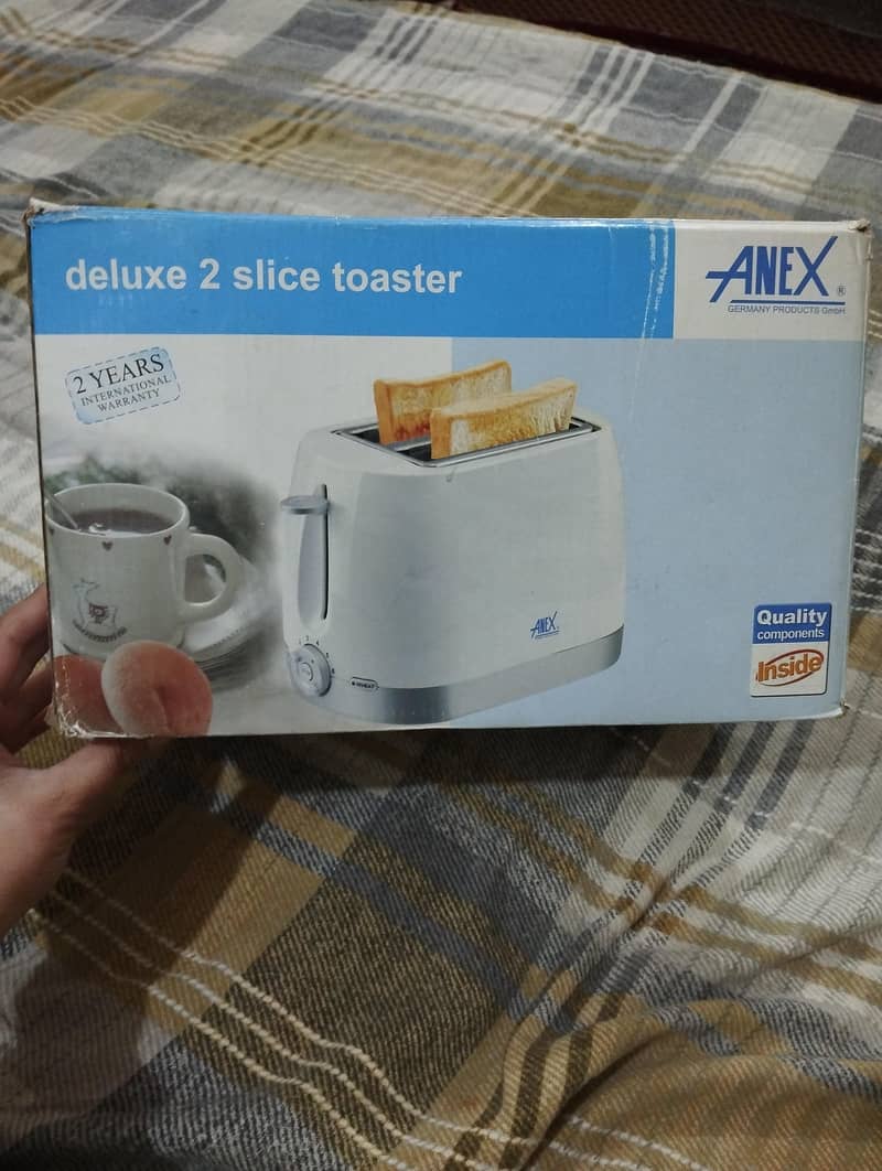 Anex 2 slice toaster 0