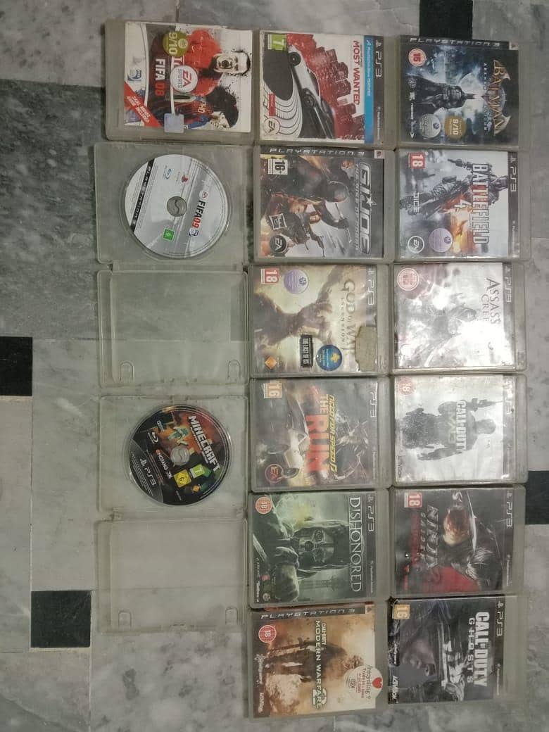 PS3 games disk 1