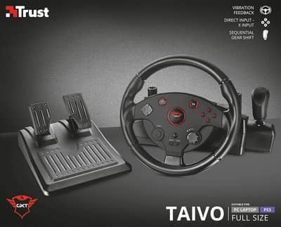 GXT 288 Gaming Steering Wheel with Pedals and Gear Shift