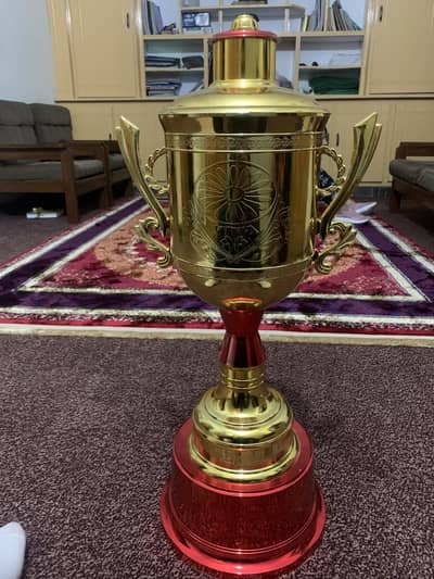 A BRAND NEW CUP FOR TOURNAMENTS .