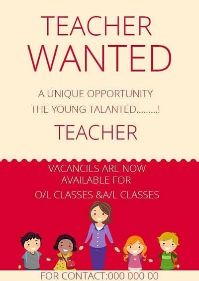 I Have Required Female Staff FOR SCHOOL