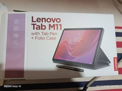 Lenovo Tablet M11 with Pen / Stylus and Folio Case / 4GB 128GB
