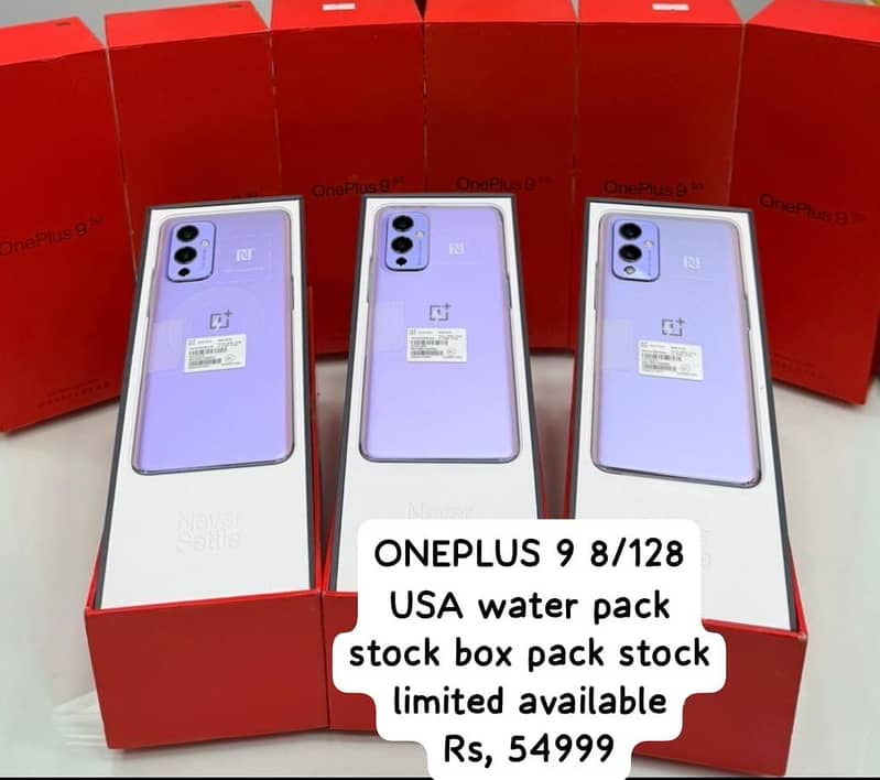 ONEPLUS 9 8/128 GB USA stock box pack water pack - Mobile Phones ...