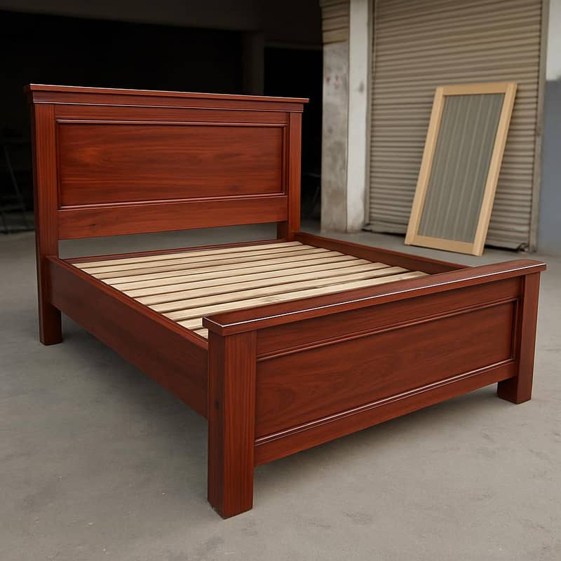 Solid Wood Bed Set | Premium Quality | Custom Made 1