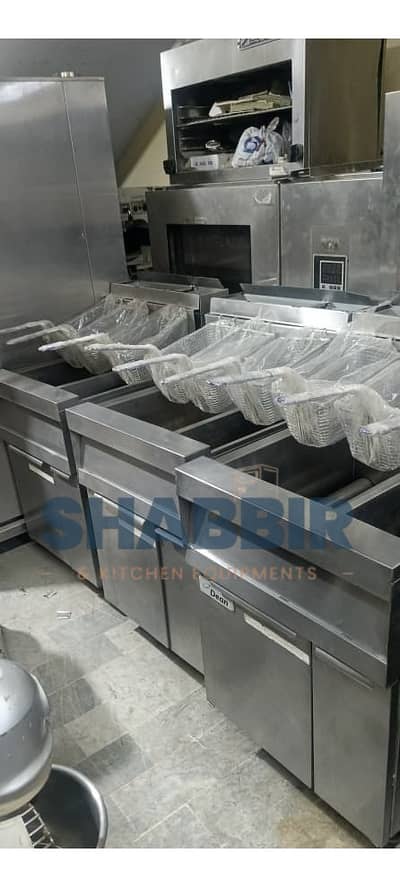 Commercial Double Deep Fryer | Heavy Stainless Steel | sale in karachi