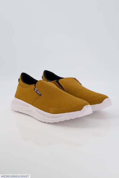 Premium Tan Suede Slip-On Sneakers For Mens