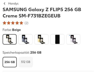 Z Flip 5 256gb 8gb brand new box packed