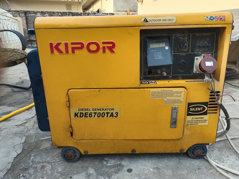 kipor generator 0