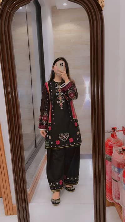 Ethnc rozana collection dress