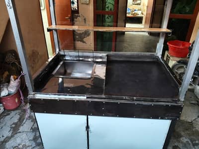 fast food burger shwarma counter