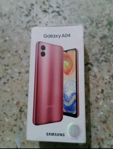 Galaxy A04 3GB RAM/ 32GB ROM With Complete Box.
