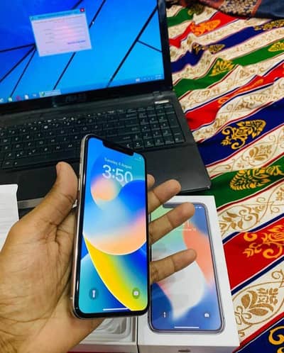 IPhone x 256 gb for sale my WhatsApp 03215179655