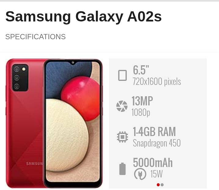 Samsung a02s 0