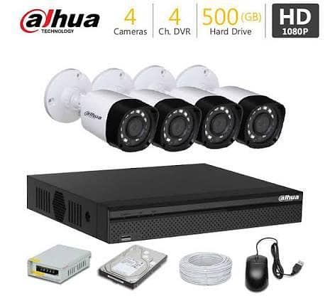 4 camera and dvr 0