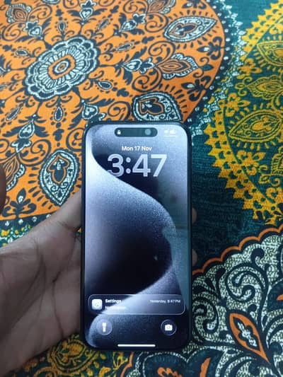 Apple Iphone 15 pro with orignal box sealed phone 94 battery health