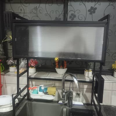 Upgrade your sink space! Almost-new Sink Over Rack