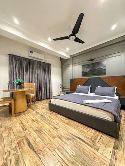 Fully furnished 1 bedroom apartment available for rent in Bahria heights 1