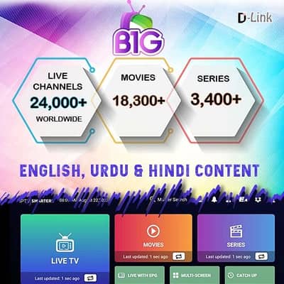 B1G iptv 03102133877 free trail